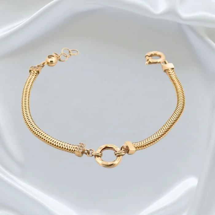 SİMİT KİLİT 14 AYAR ALTIN BİLEKLİK