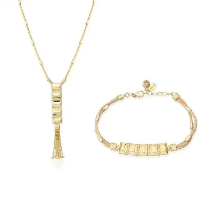 Yeni Trend Püsküllü 14 Ayar Set