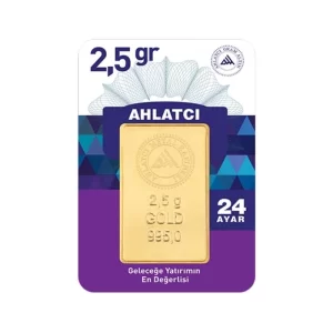 2.5 Gram 24 Ayar Külçe Altın