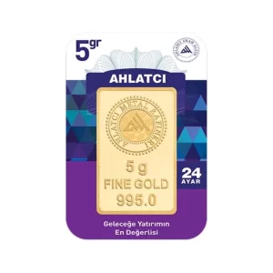 5 Gram 24 Ayar Külçe Altın