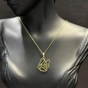 ANNE BEBEK 14 AYAR ALTIN KOLYE