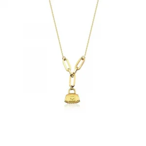 Çanta Modeli Kolye 14 Ayar