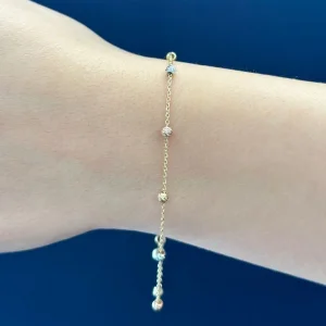 Dorika 14 Ayar Altın Bileklik