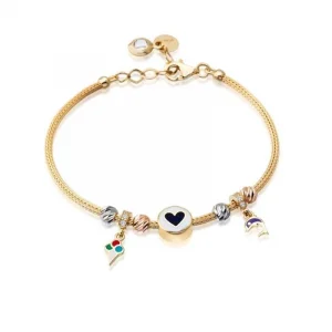 Dorikalı Mineli 14 Ayar Çocuk Künyesi