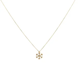 KAR TANESİ 14 AYAR ALTIN KOLYE