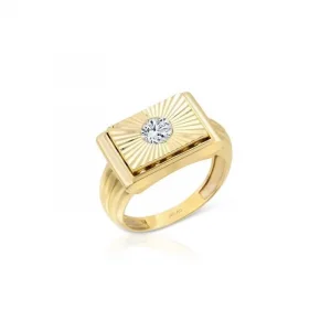 Kare Şövalye 14 Ayar Erkek Yüzük