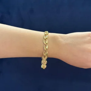 OKYANUS MODELİ 14 AYAR ALTIN BİLEKLİK