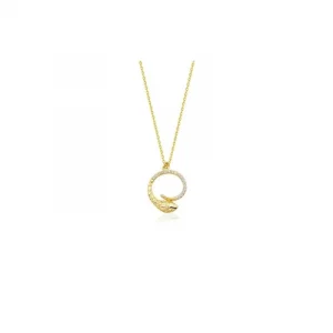 Sarmal Yılan 14 Ayar Kolye