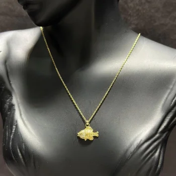 BALIK MODEL 14 AYAR ALTIN KOLYE