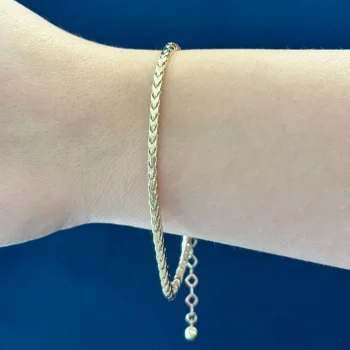 Buğday Model 14 Ayar Altın Bileklik