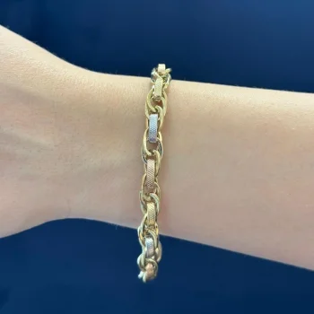 Hallow 14 Ayar Altın Bileklik