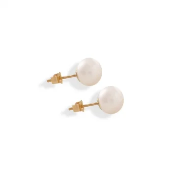 İnci 14 Ayar Altın Küpe