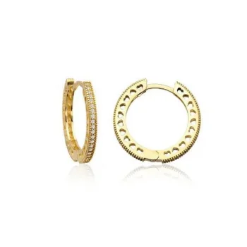 Kalpli 14 Ayar Küpe