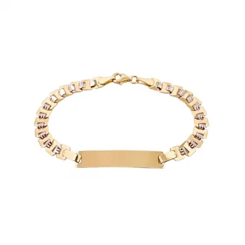 PLAKALI ÇİFT RENK ÇOCUK BİLEKLİĞİ