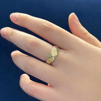 Prizma Model 14 Ayar Altın Yüzük