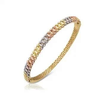 Renkli Dorikalı 14 Ayar Kelepçe