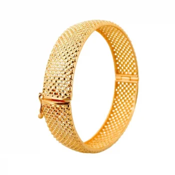 Sepet Örgü 22 Ayar Altın Kelepçe