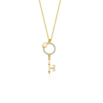 Sonsuzluk Anahtarı Kolye 14 Ayar