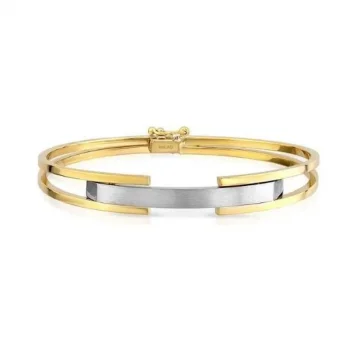 Tekli Kaburga Modeli 14 Ayar Kelepçe