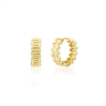 Yeni Model Halka 14 Ayar Küpe