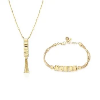 Yeni Trend Püsküllü 14 Ayar Set