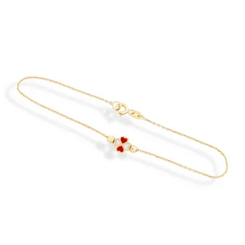 Yonca Şans 14 Ayar Altın Bileklik