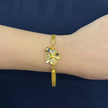 ZARİF YONCA 14 AYAR ALTIN BİLEKLİK