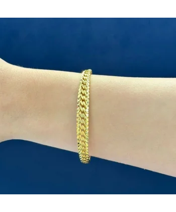 Çift Burma 14 Ayar Altın Kelepçe