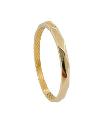 GEOMETRİK MODEL 14 AYAR KELEPÇE BİLEZİK