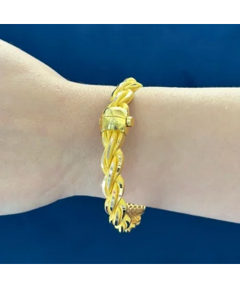 Tokalı Burma 14 Ayar Altın Kelepçe