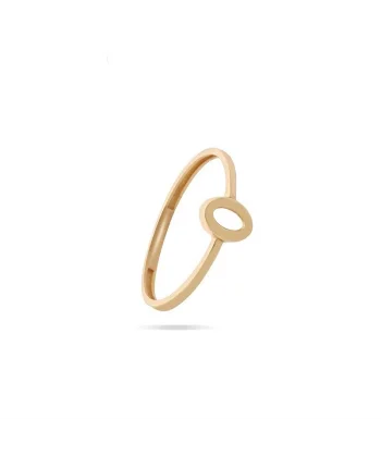 Yuvarlak Minimal 14 Ayar Altın Yüzük