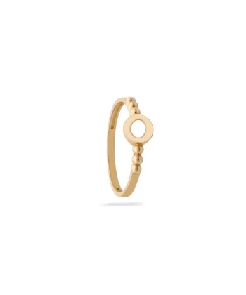 Yuvarlak Minimal 14 Ayar Altın Yüzük