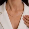 Halat Model 14 Ayar Altın Kolye