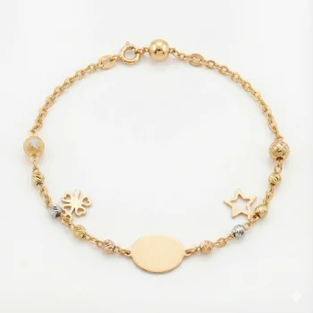 Aynalı Fantazi 14 Ayar Bileklik