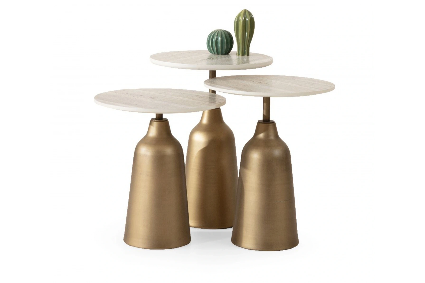 BEIGE ZİGON SEHPA