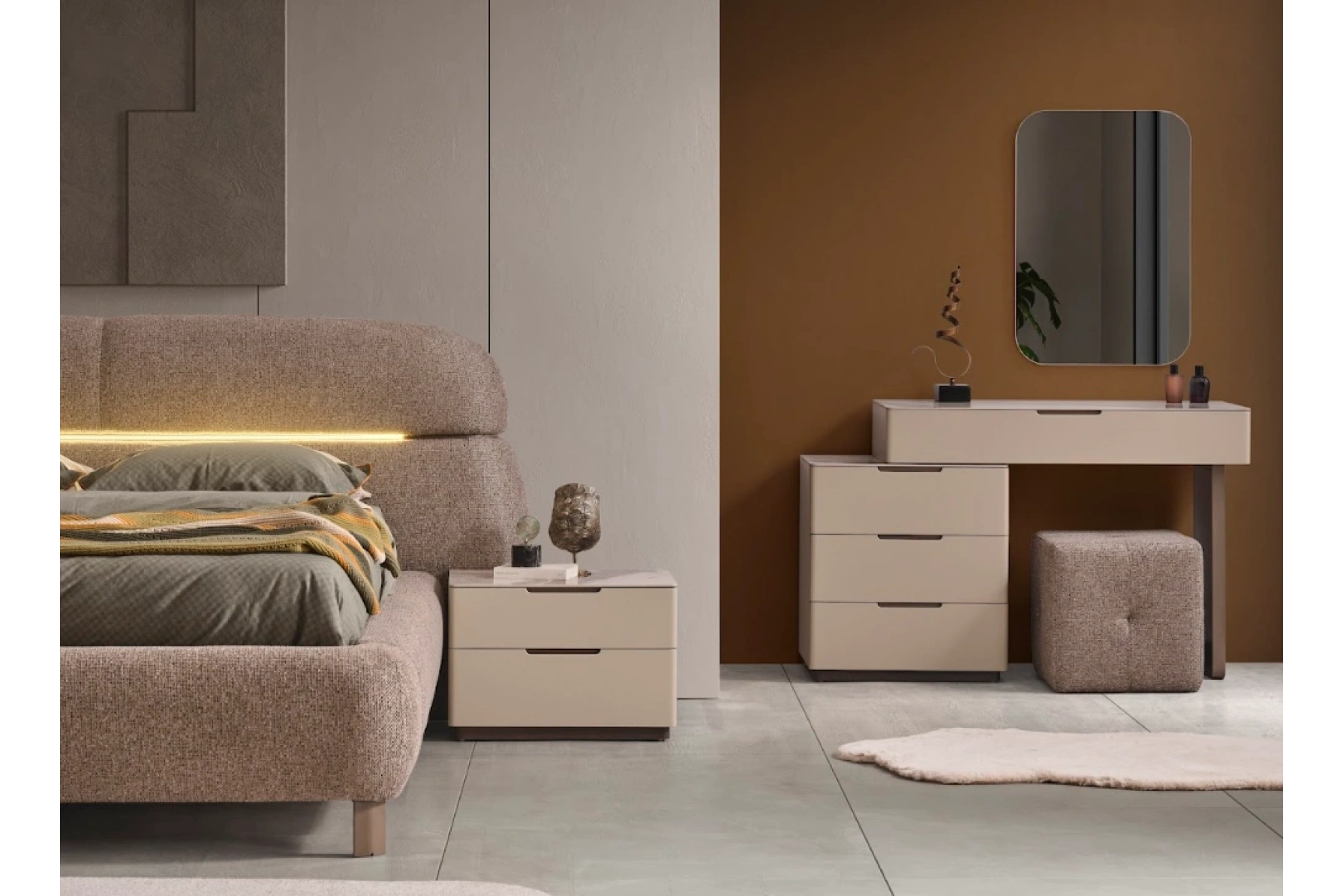 LOTUS BROWN YATAK ODASI