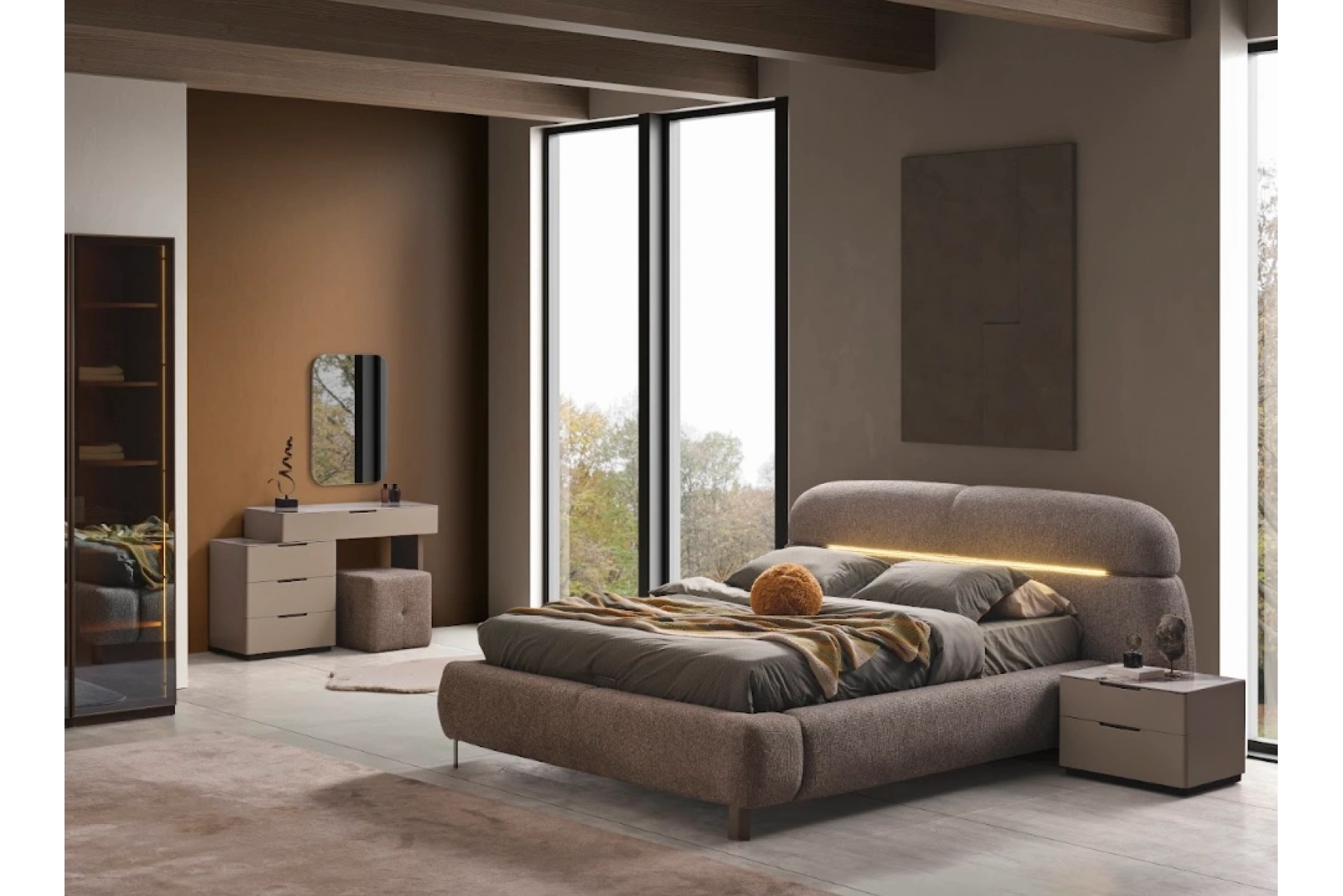 LOTUS BROWN YATAK ODASI