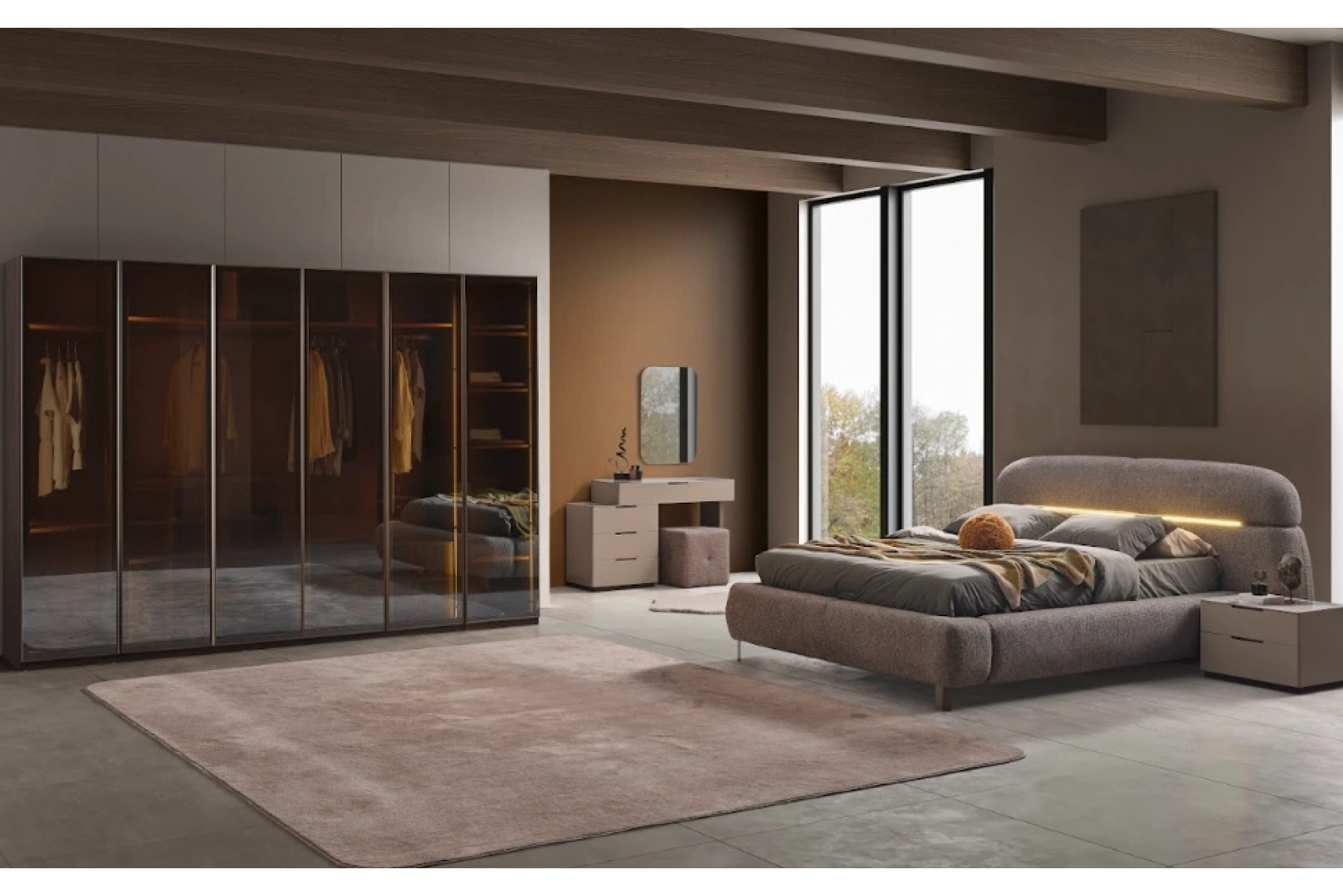 LOTUS BROWN YATAK ODASI