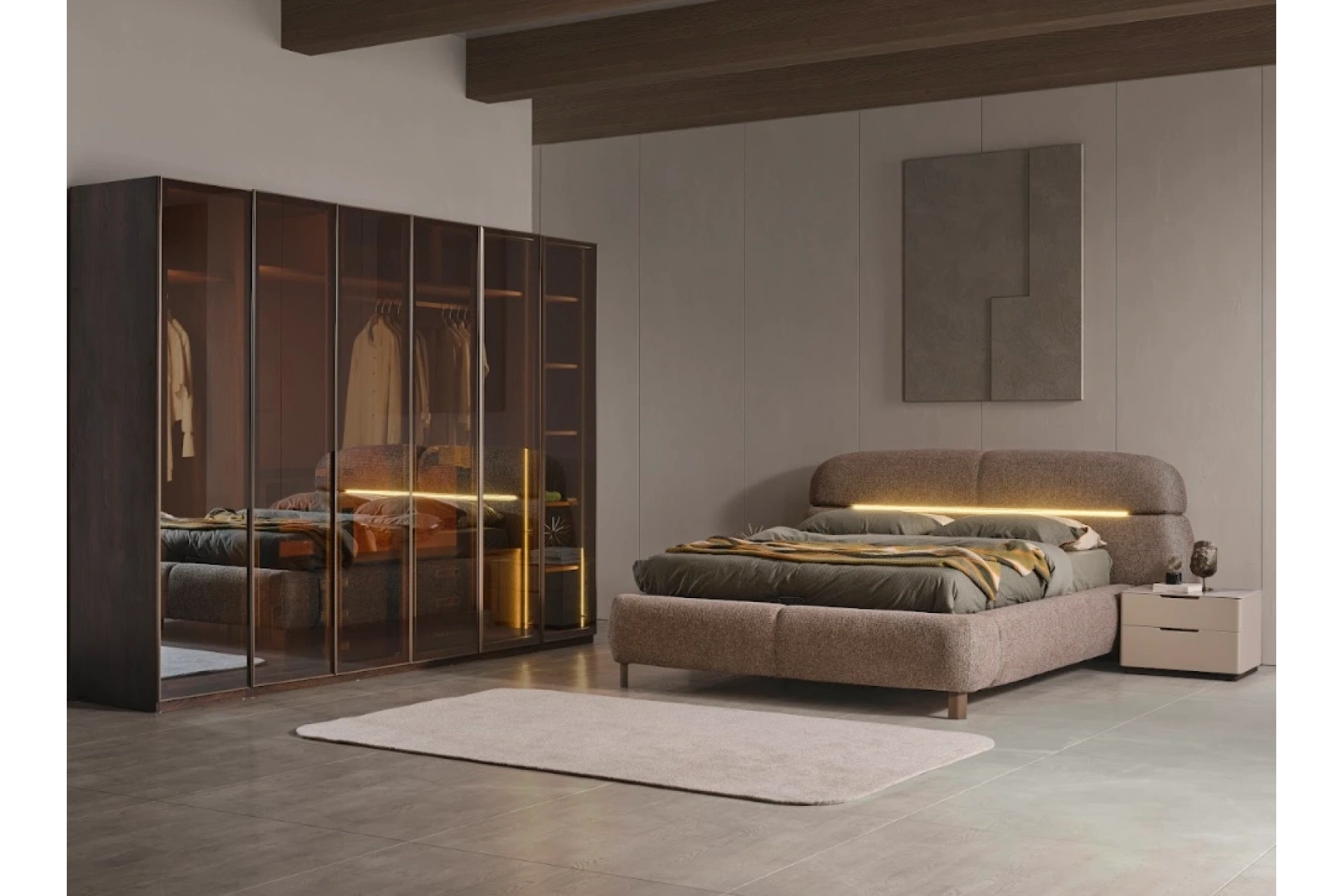 LOTUS BROWN YATAK ODASI