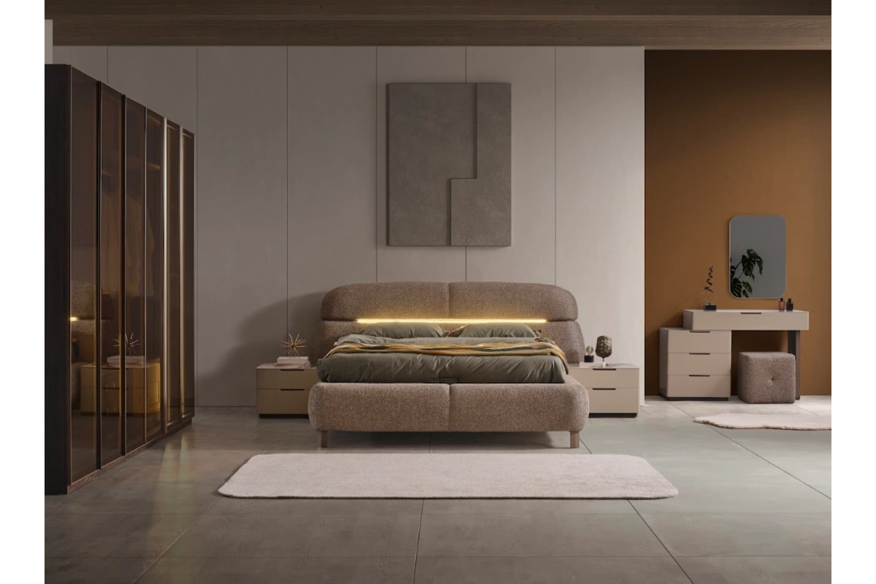 LOTUS BROWN YATAK ODASI