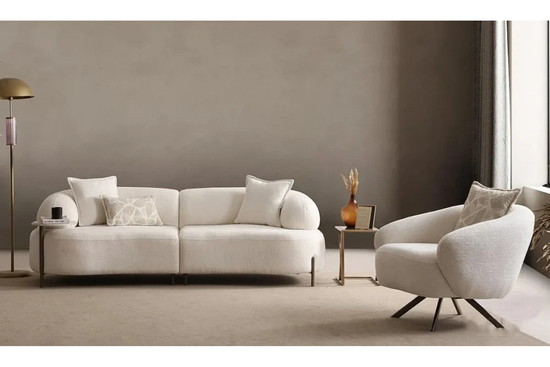 LOTUS WHİTE KOLTUK TAKIMI