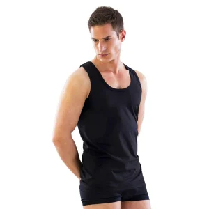 Siyah Mı Emay 12210-r U Yaka Askılı Erkek Atlet Renkli