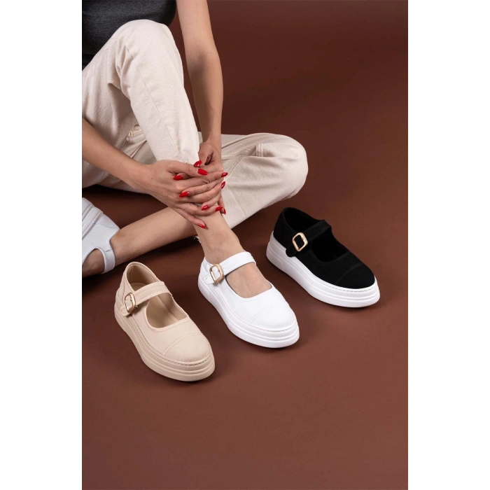 Lunni Bej Keten Spor Ayakkabı