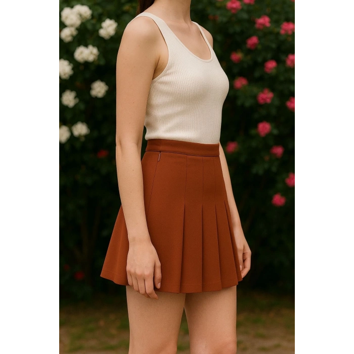 Üç pileli etek kremit w24815