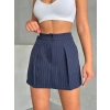 Çizgili şort etek