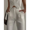 Palazzo pantolon beyaz s23211