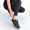 Tawen Siyah Cilt Bej Tabanlı Bağcıklı Spor Ayakkabı