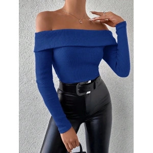 Uzun kol madonna yaka bluz Saks