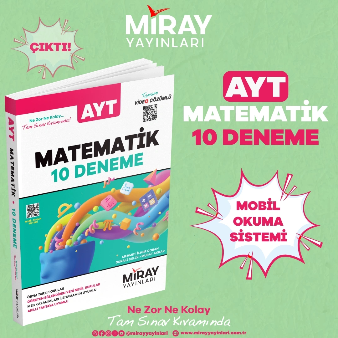 AYT Matematik 10 Deneme Çıktı