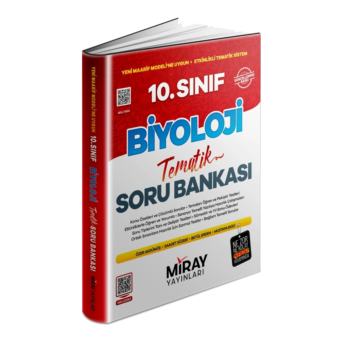 Miray 10. Sınıf Biyoloji Konu Özetli Tematik Soru Bankası